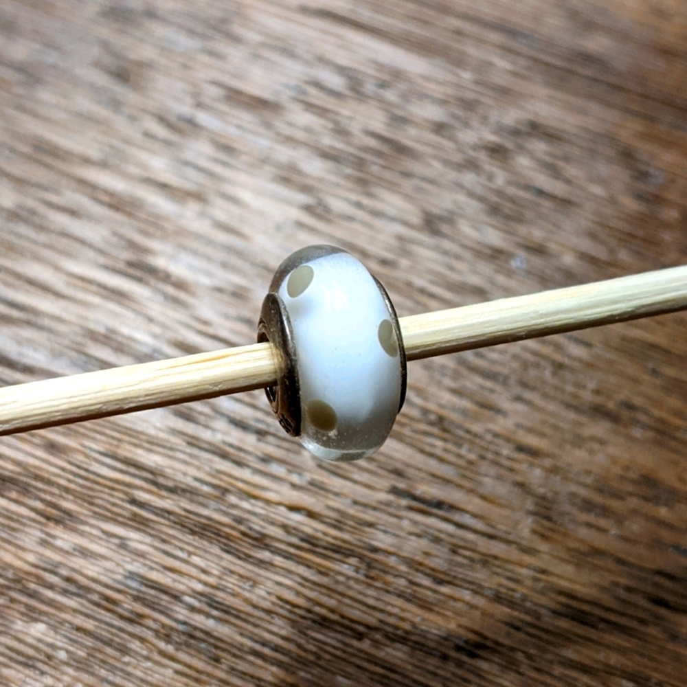 Retired Pandora Polka Dot Glass Bead